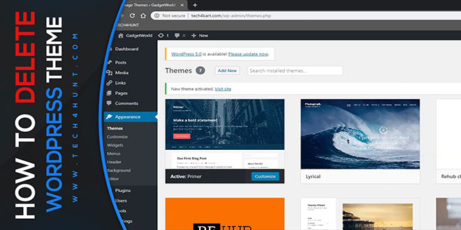 How To Delete A Theme From Your WordPress