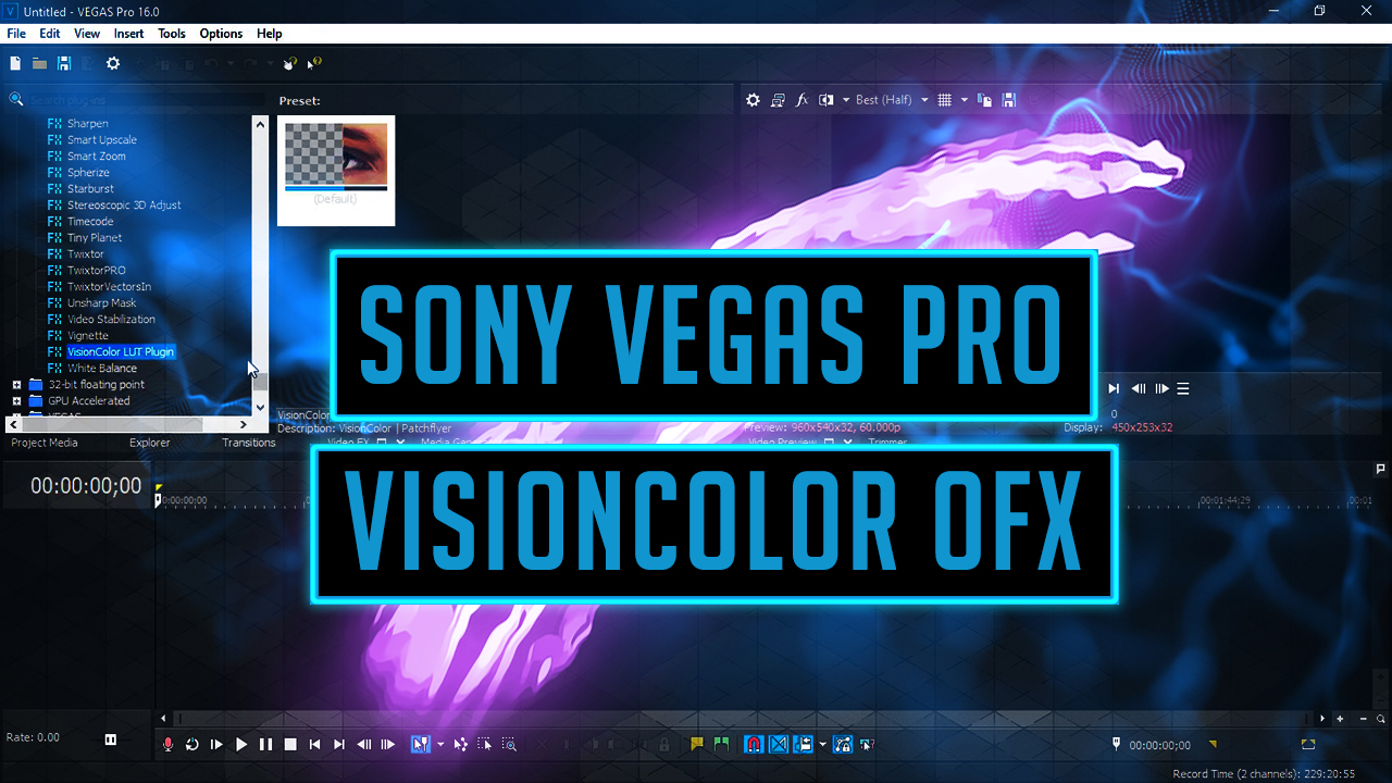 download visioncolor lut plugin for sony vegas pro